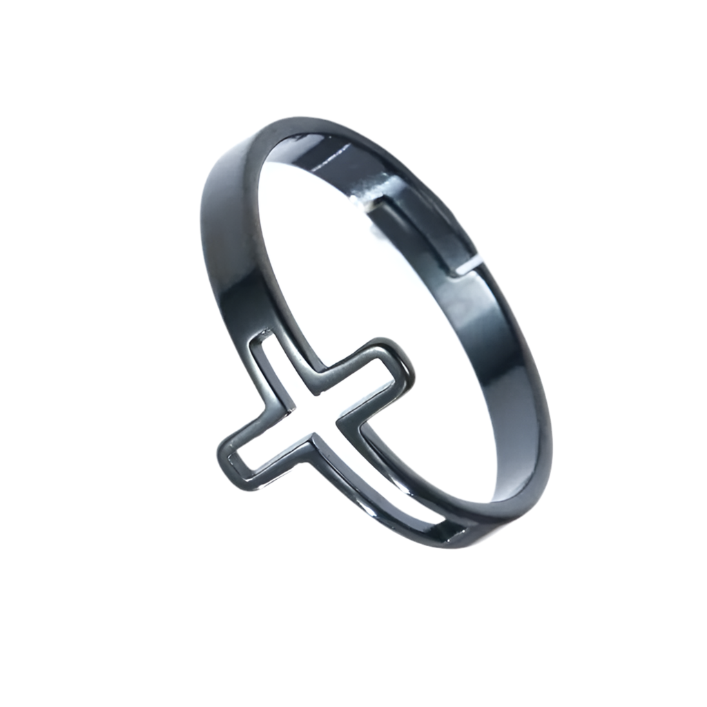 “Faith Ring“ – Edelstahl-Kreuzring