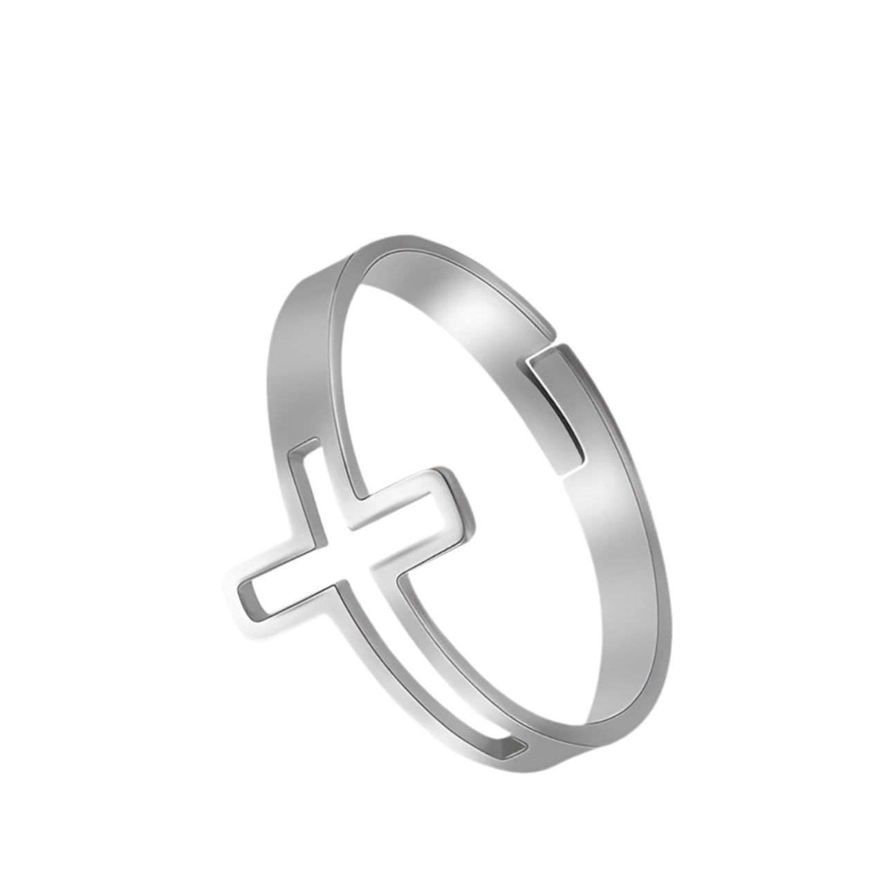 “Faith Ring“ – Edelstahl-Kreuzring