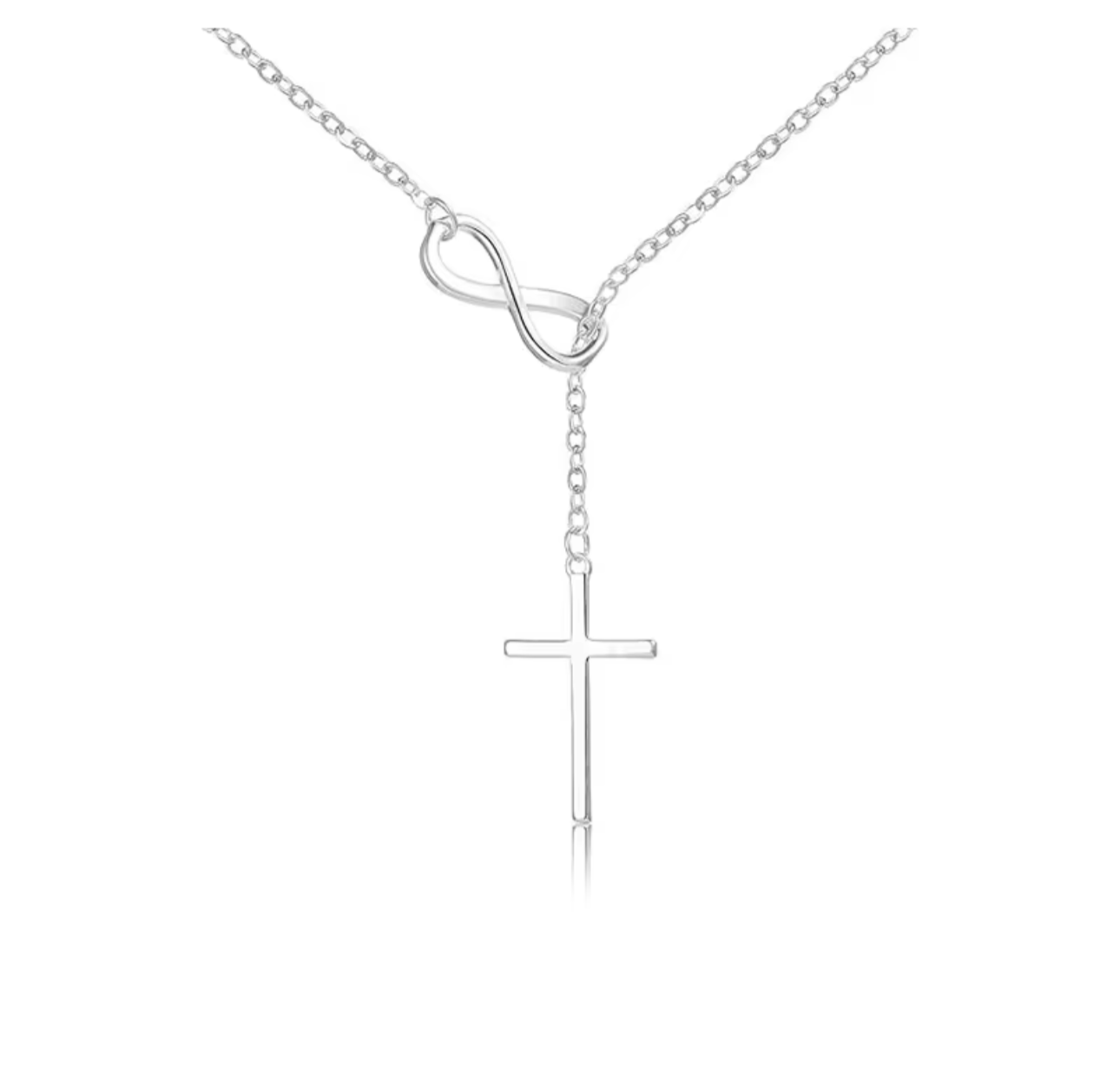 „Endless Faith“ – Unendlichkeits-Kette mit Kreuz