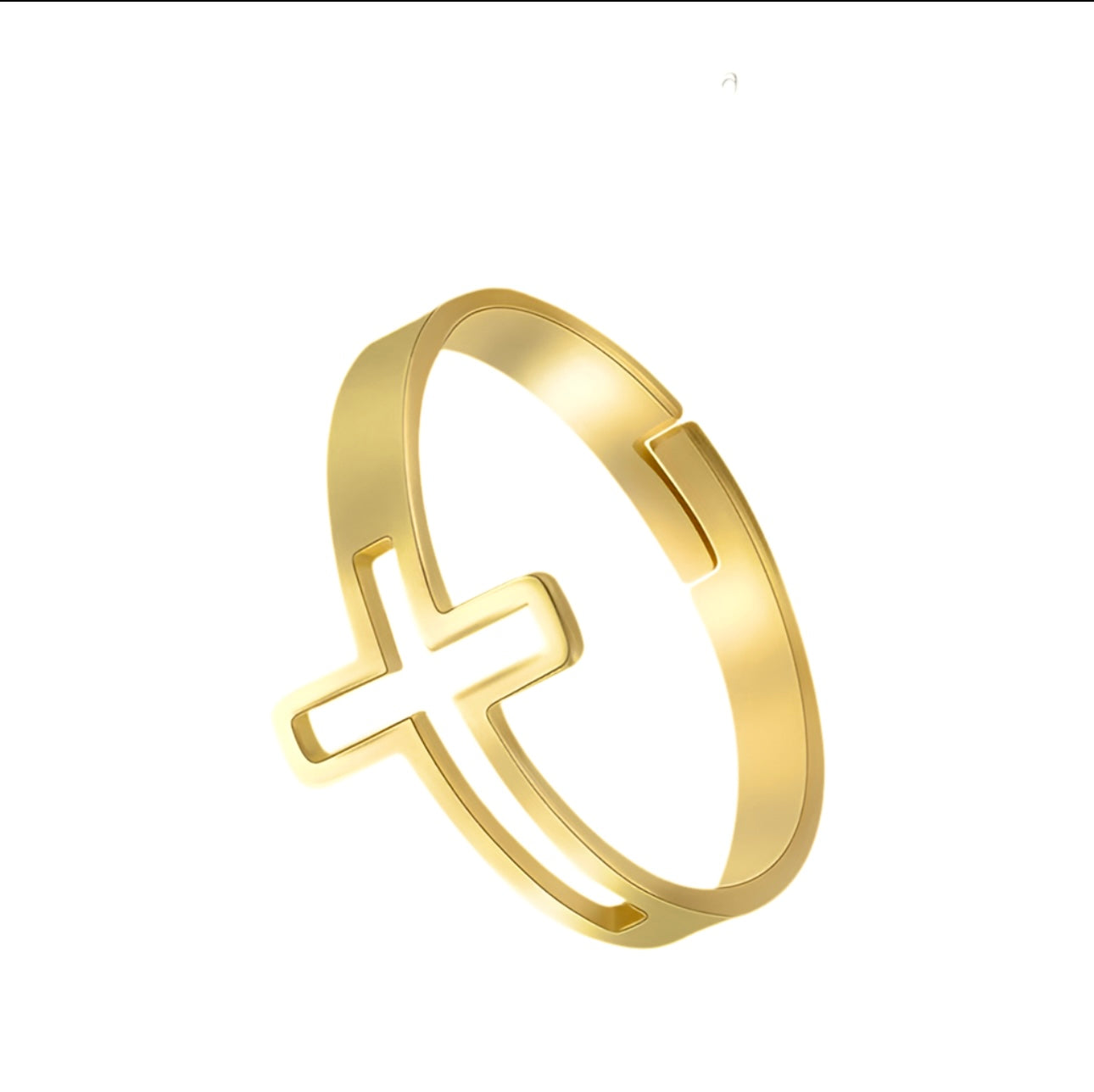 “Faith Ring“ – Edelstahl-Kreuzring