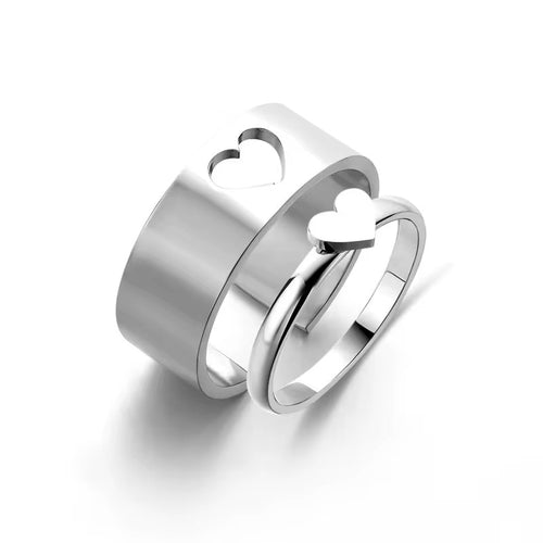 Doppelt Ringe Herz/ Kreuz