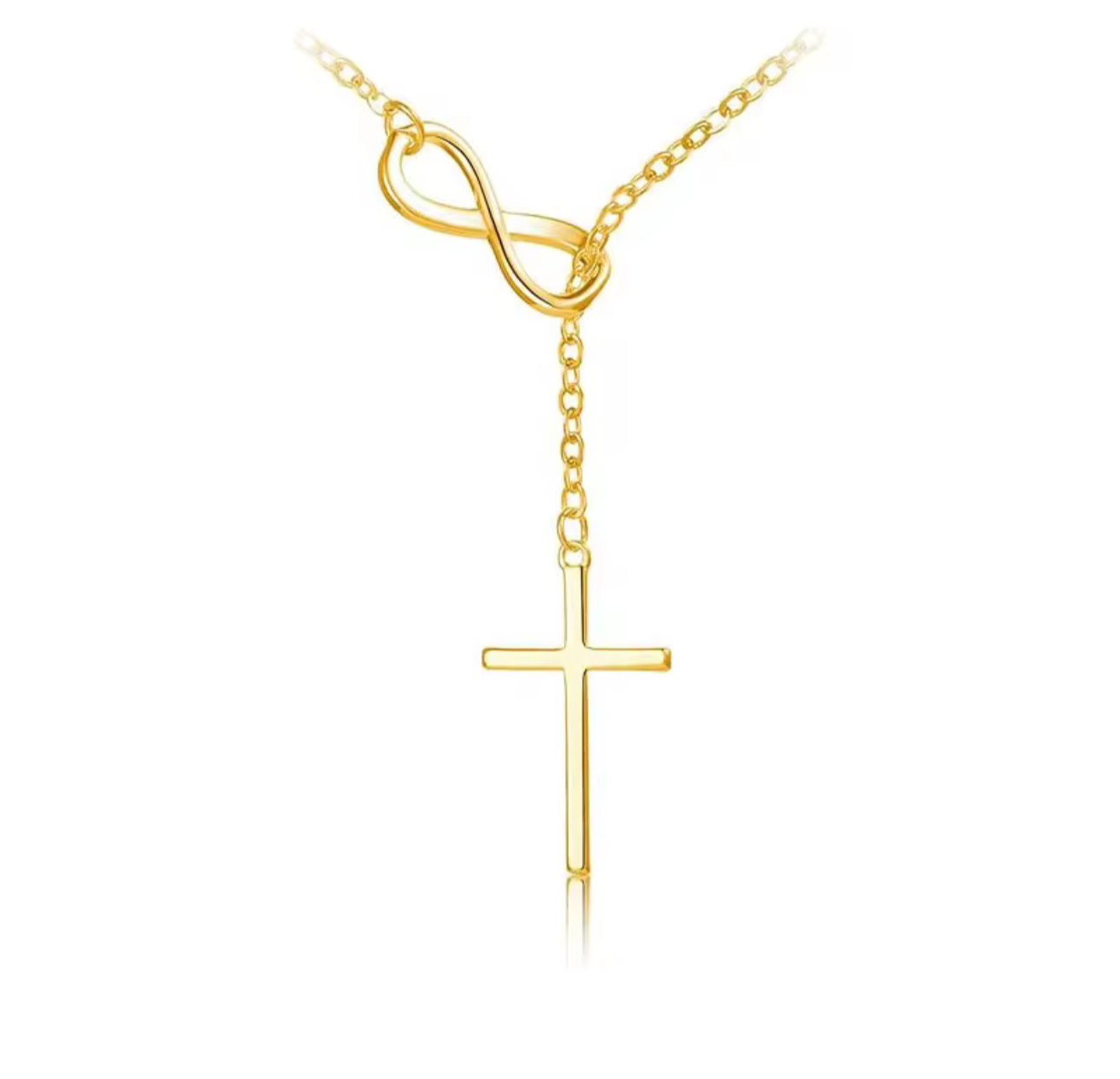 „Endless Faith“ – Unendlichkeits-Kette mit Kreuz