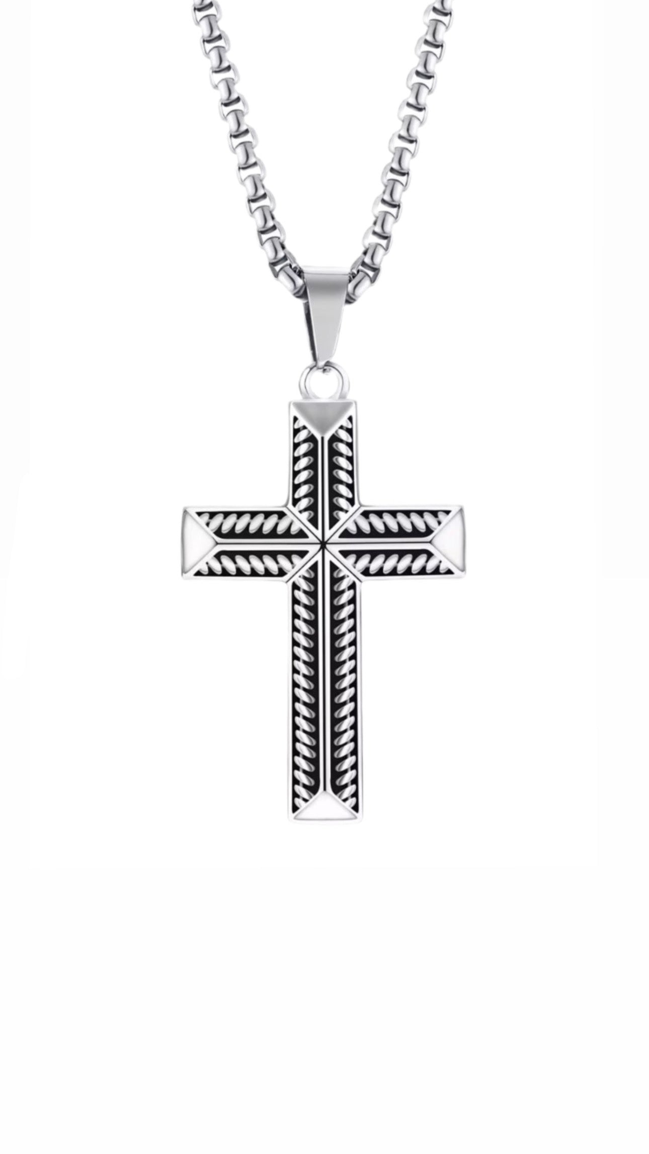 „Strong Faith“ - Männer Kreuzkette