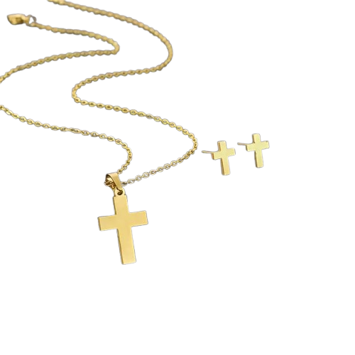 „Pure Faith“ – Schmuckset mit Kette & Ohrringen
