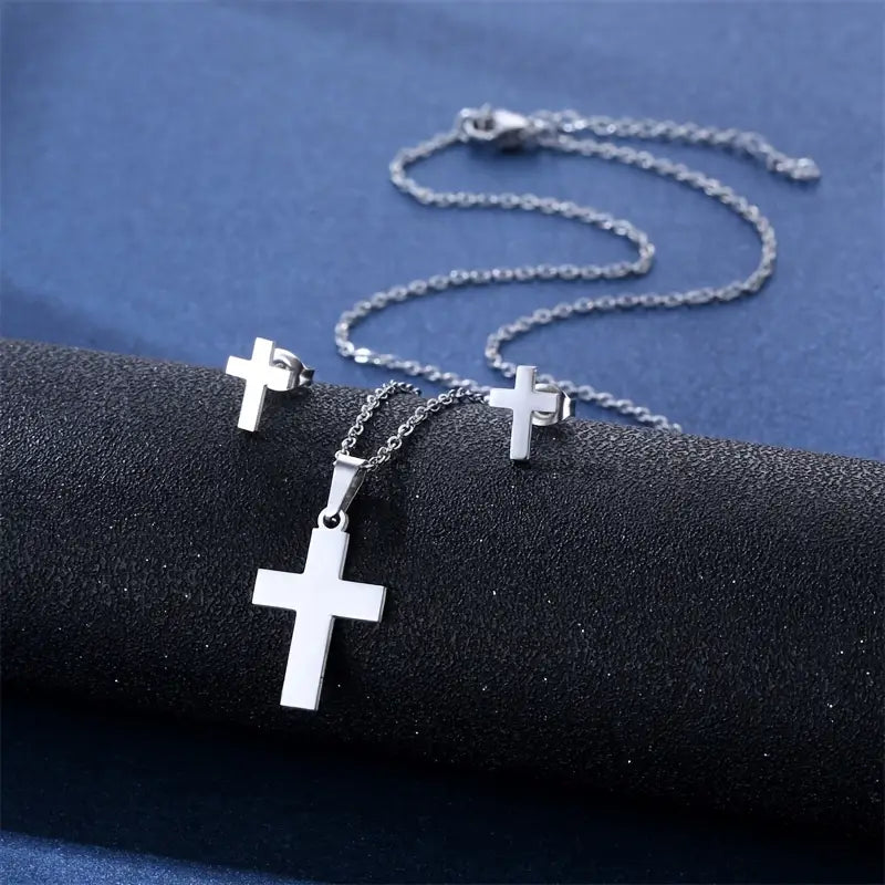 „Pure Faith“ – Schmuckset mit Kette & Ohrringen